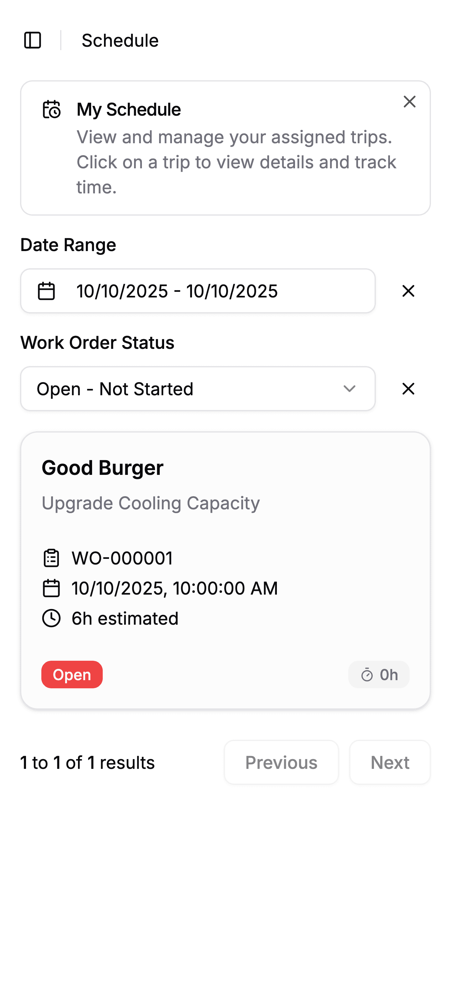 Screenshot of Amplinks Estimate builder